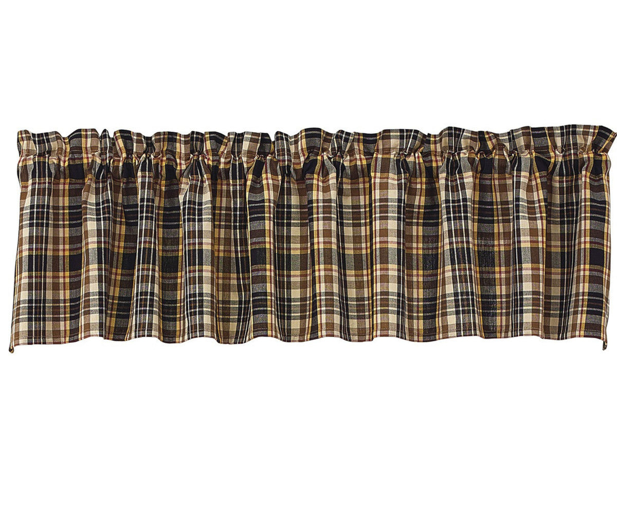 Dalton Window Curtain Valance 72" x 14" Set of 2 Park designs