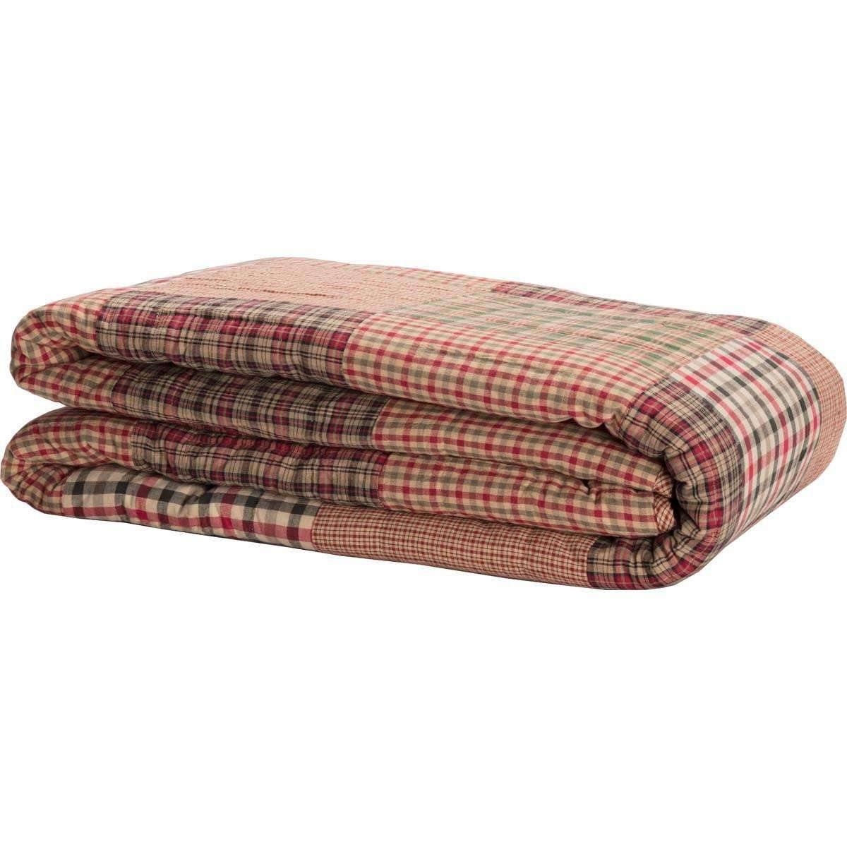 Clement King Quilt 105Wx95L VHC Brands folded