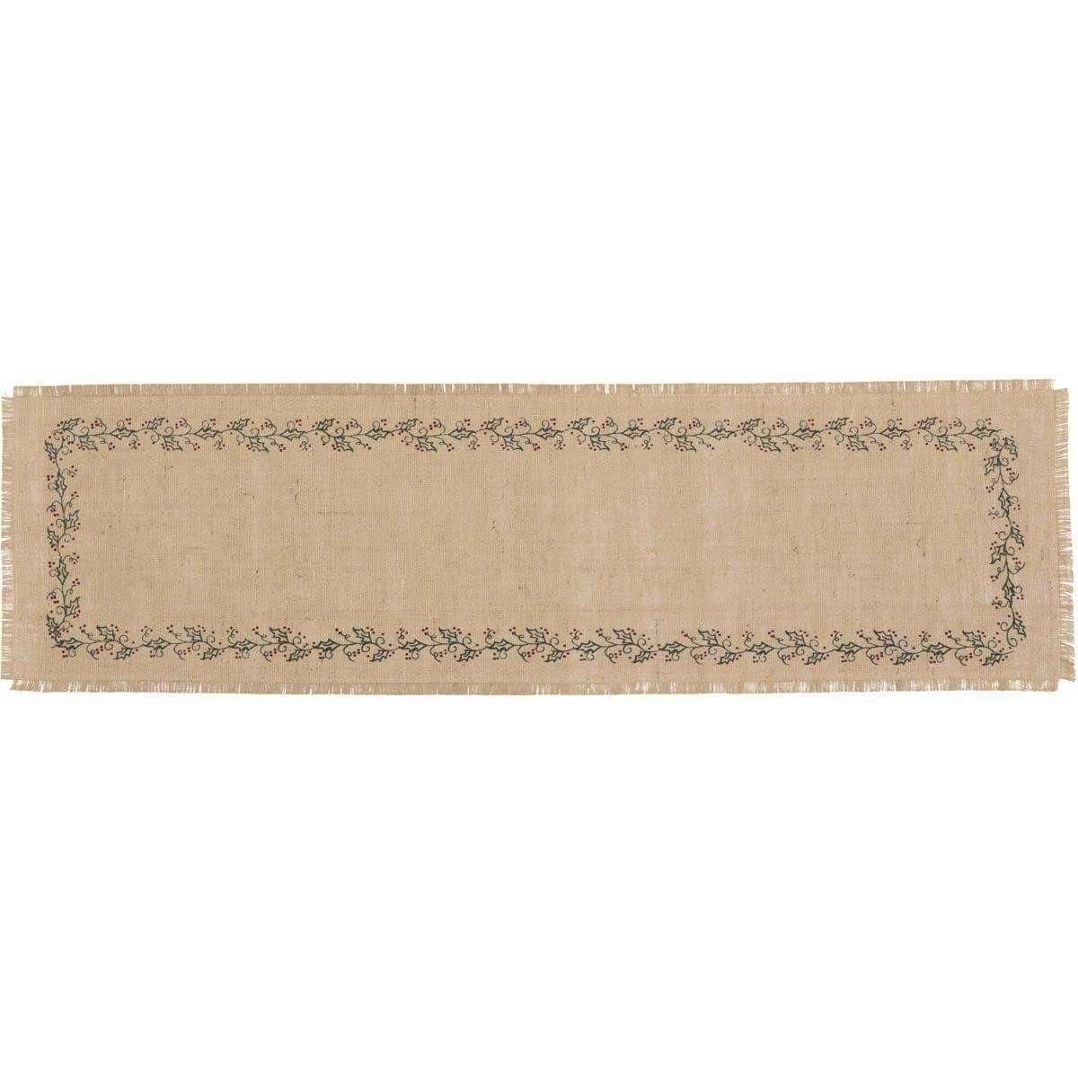 Jute Burlap Ivy Runner 13x48 VHC Brands - The Fox Decor