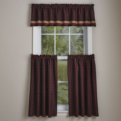 Dorset Lined Border Valance Set of 2 Park designs