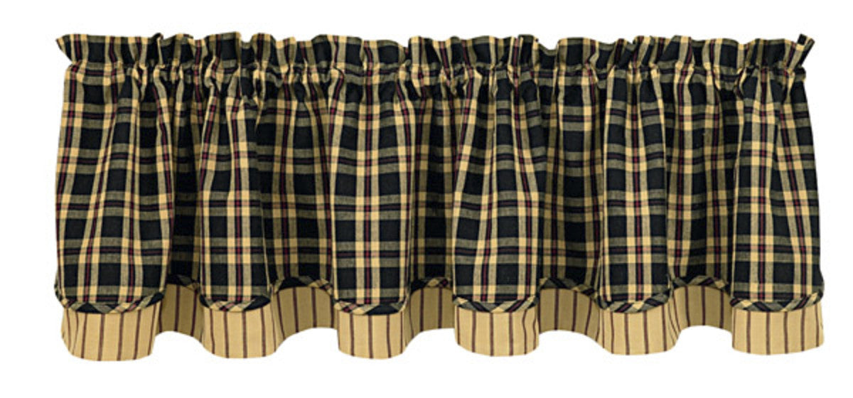 Cambridge Valance - Lined Layered Park Designs