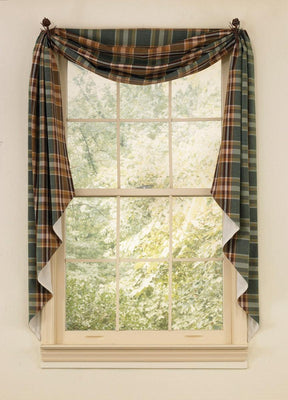 Wood River Fishtail Swag Curtain 145