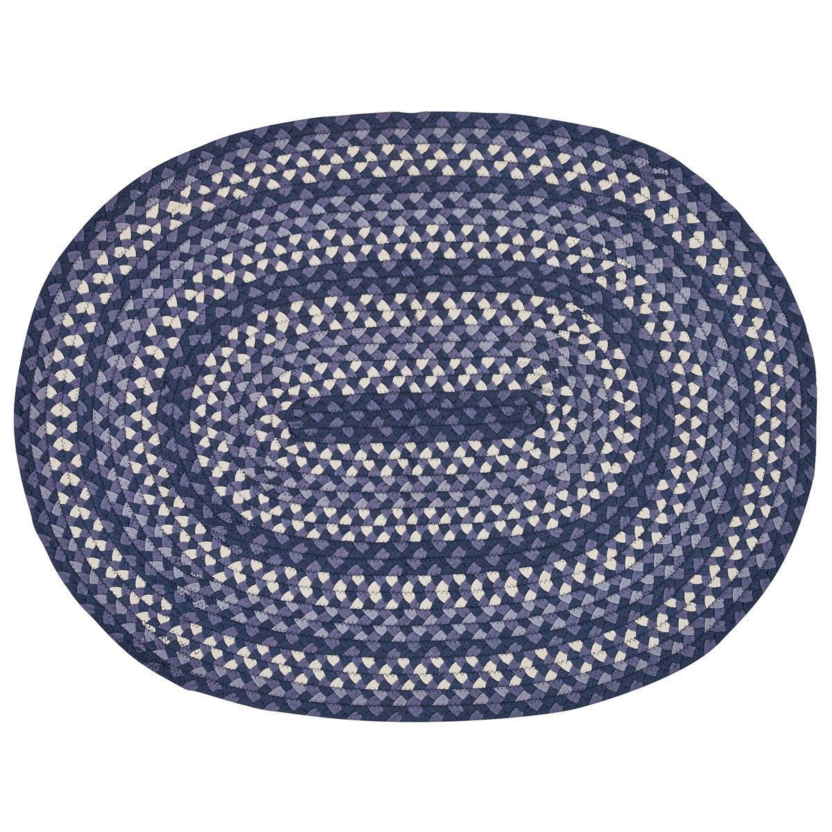 Bluestone Braided Oval Rug 32" x 42" Park Designs