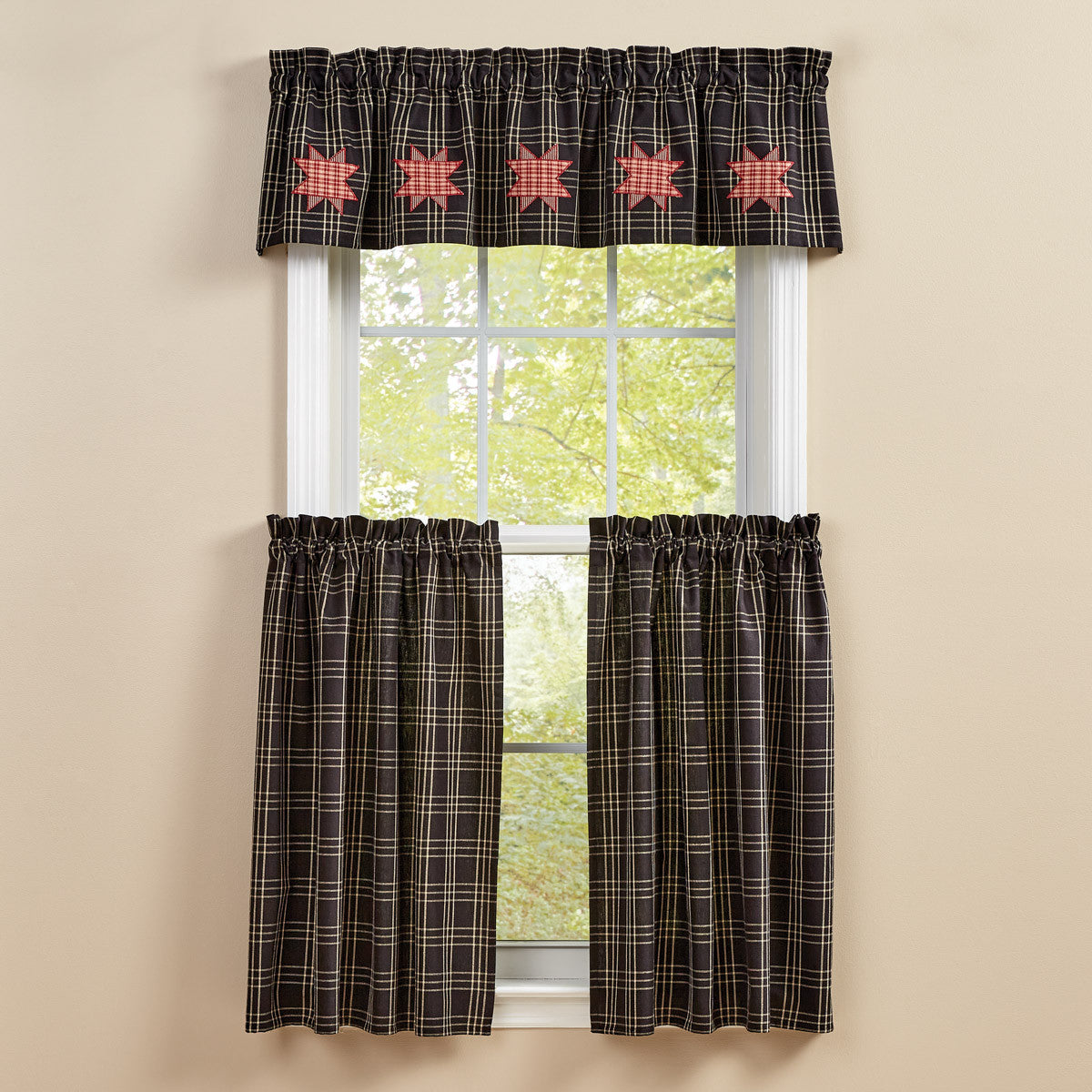 Farmhouse Star by Park Decorative Valance - 60x14 Park designs