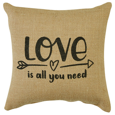 Love Is All Sentiment Pillow - 10x10 Park Designs