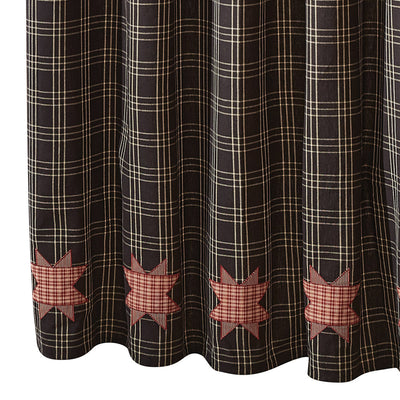 Farmhouse Star Shower Curtain 72