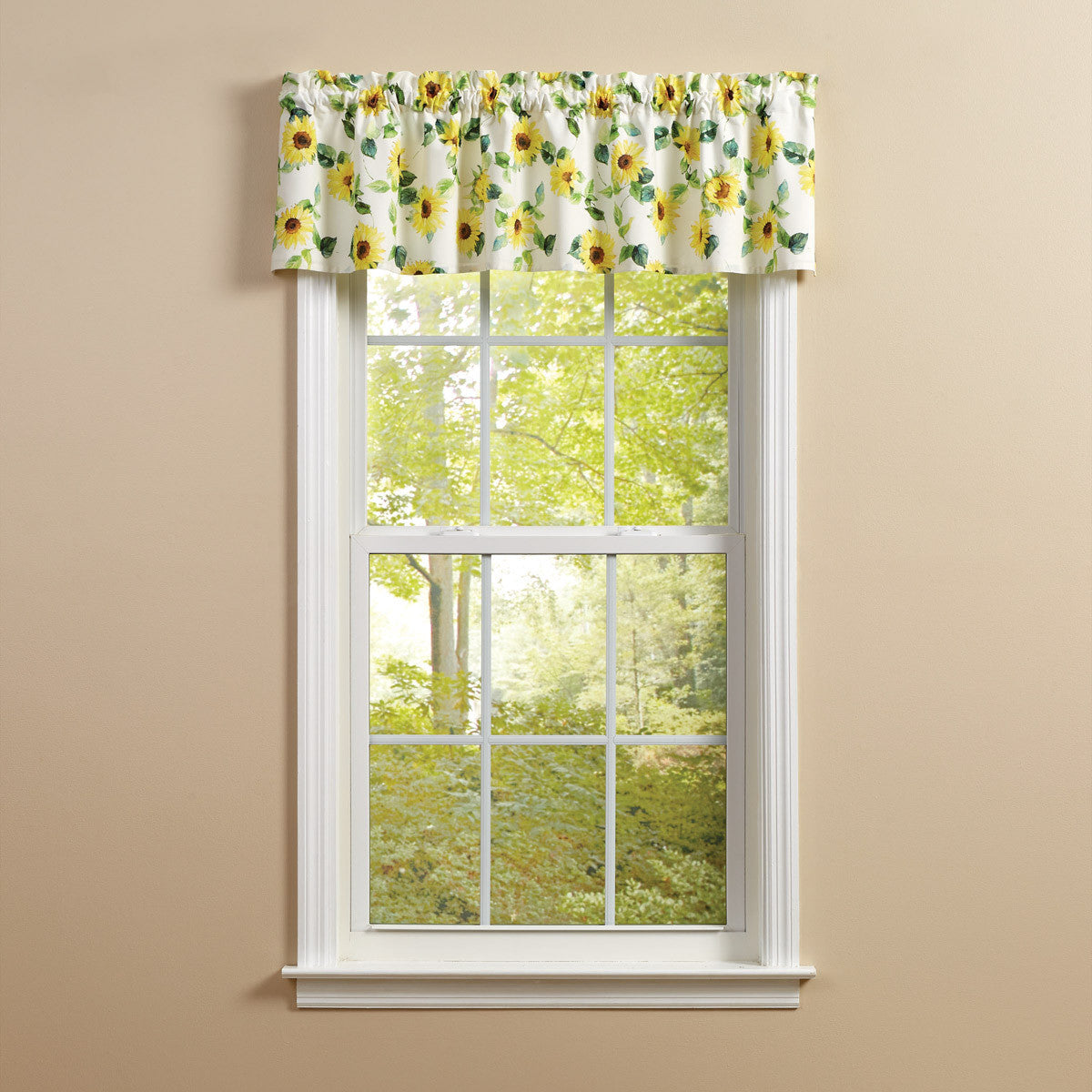 Follow The Sun Lined Valance 14" L - Park designs