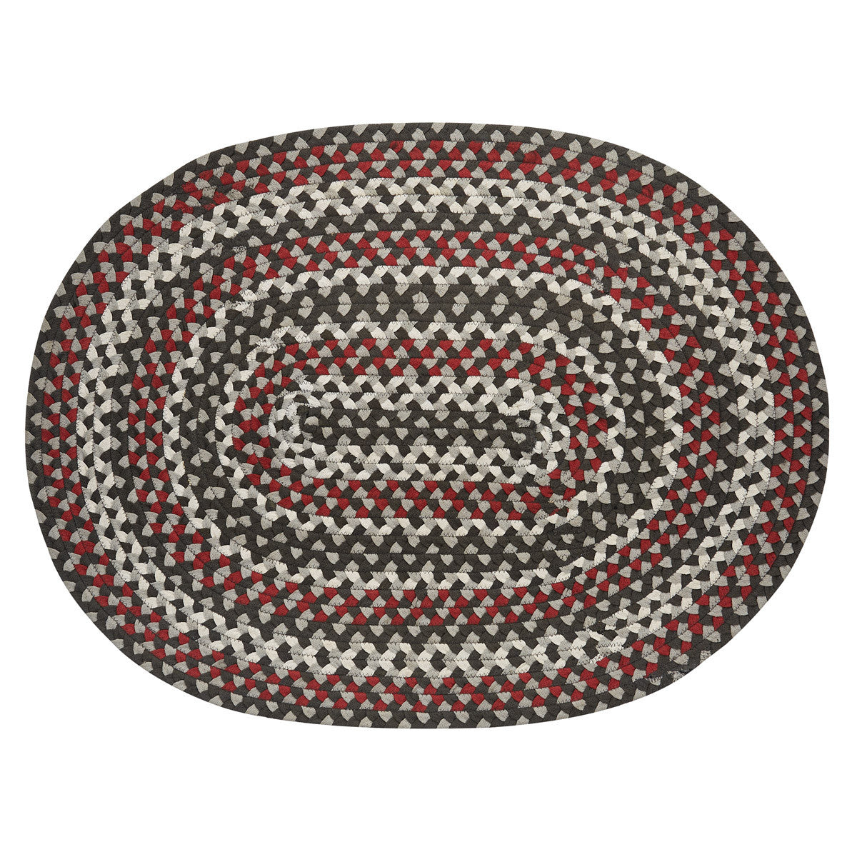 Limestone Braided Oval Rug - 32x42 Park Designs