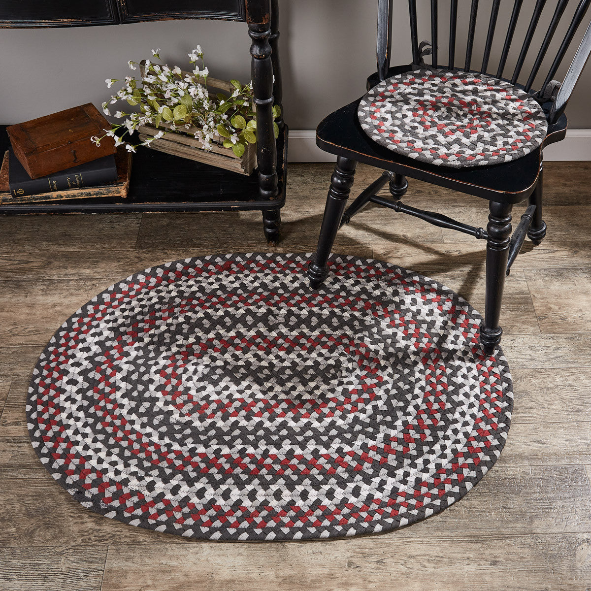 Limestone Braided Oval Rug - 32x42 Park Designs