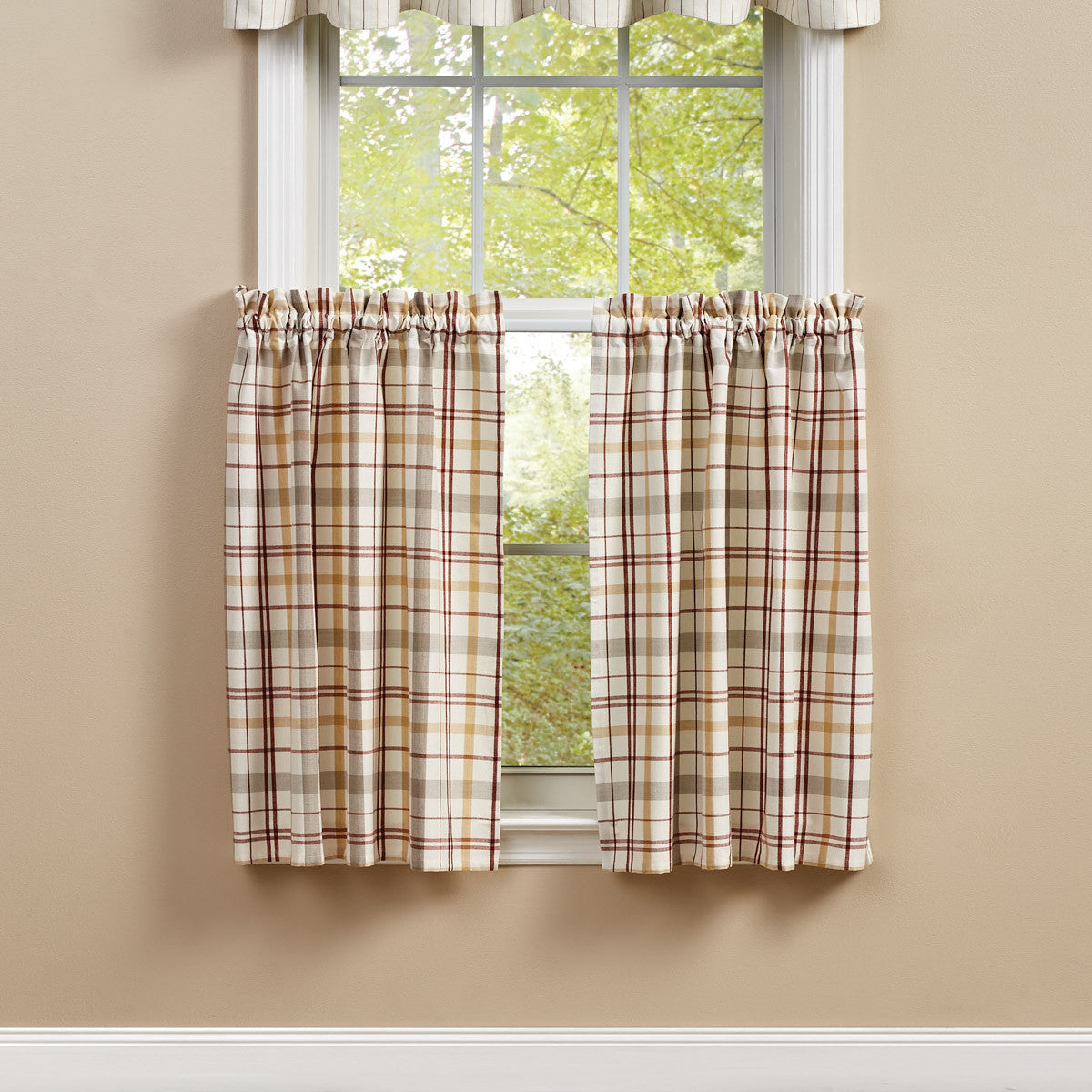 Kingswood Tier Pair Curtains - 72x36 Park Designs