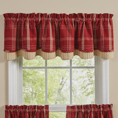 Arlington Lined Layered Valance Curtain - 72