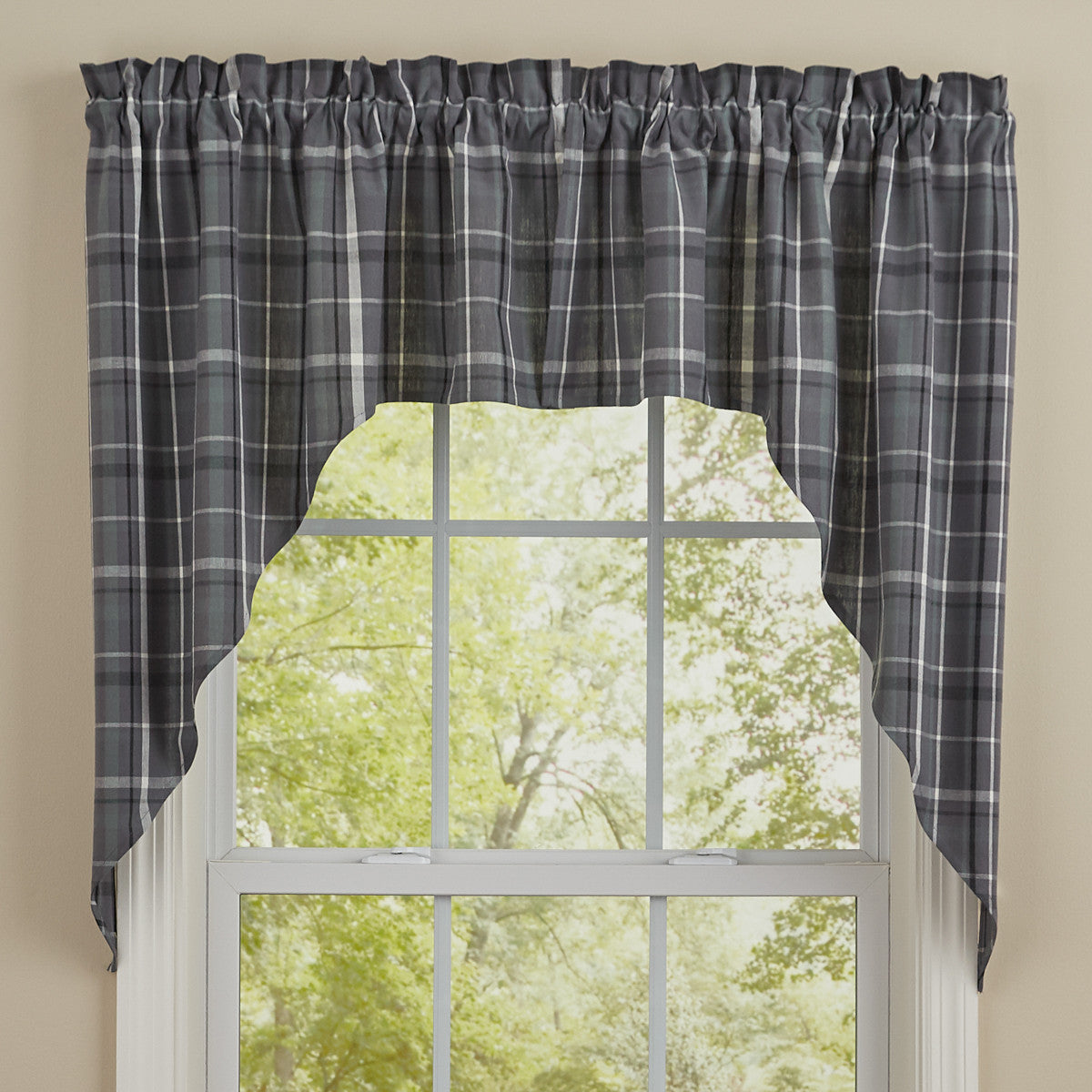 Beaumont Plaid Swags Set of 2 Park Designs