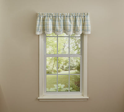 Brooke Window Valance Set of 2 - Lined Layered Park Designs