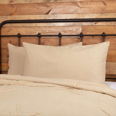 Burlap Vintage King Sham 21x37 VHC Brands