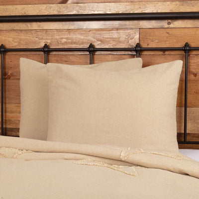 Burlap Vintage Standard Sham 21x27 VHC Brands