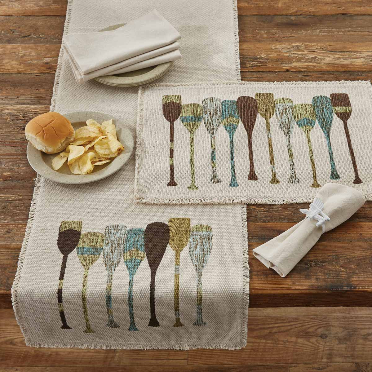 Paddles Placemat - Set Of 6 Park Designs