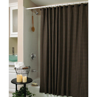 Sturbridge Shower Curtain Black - 72