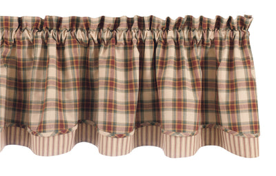 Cinnamon Valance Set of 2 - Lined Layered Park Designs