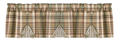 Thyme Valance - Pleated Button Park Designs