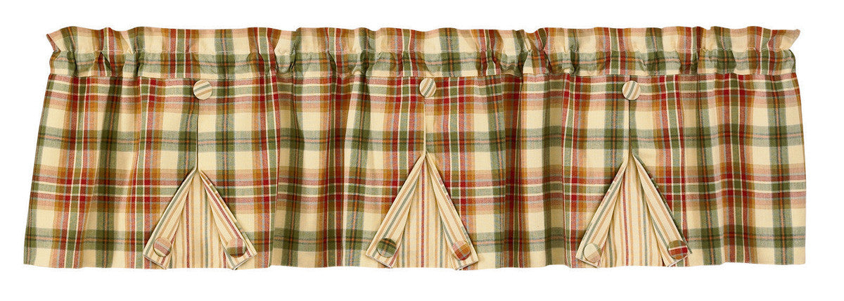 Lemon Pepper Valance - Pleated Park Designs