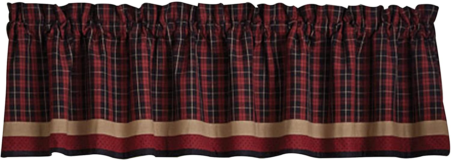 Dorset Lined Border Valance Set of 2 Park designs