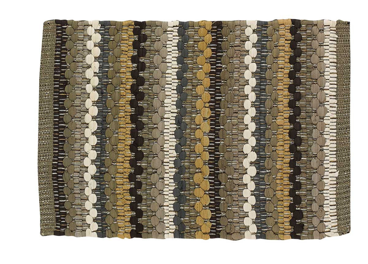 Mineral Stripe Placemats - Chindi Set Of 6 Park Designs