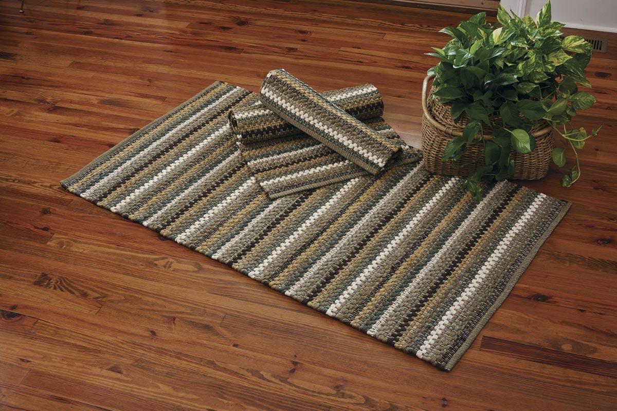 Mineral Stripe Rag Rugs - Park Designs