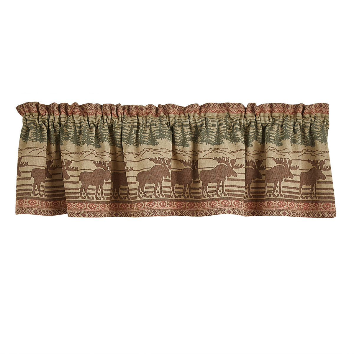 Moose Jacquard Valance Park Designs