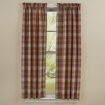 Bear Country Plaid Panels 72'' x 63