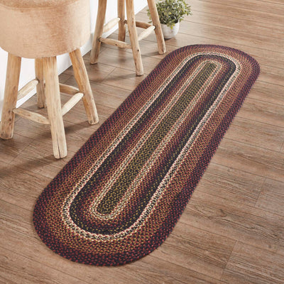 Beckham Jute Braided Rug/Runner Oval with Rug Pad 22