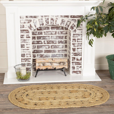 Celeste Jute Braided Rug Oval 27