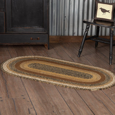 Kettle Grove Jute Braided Rug Oval 27