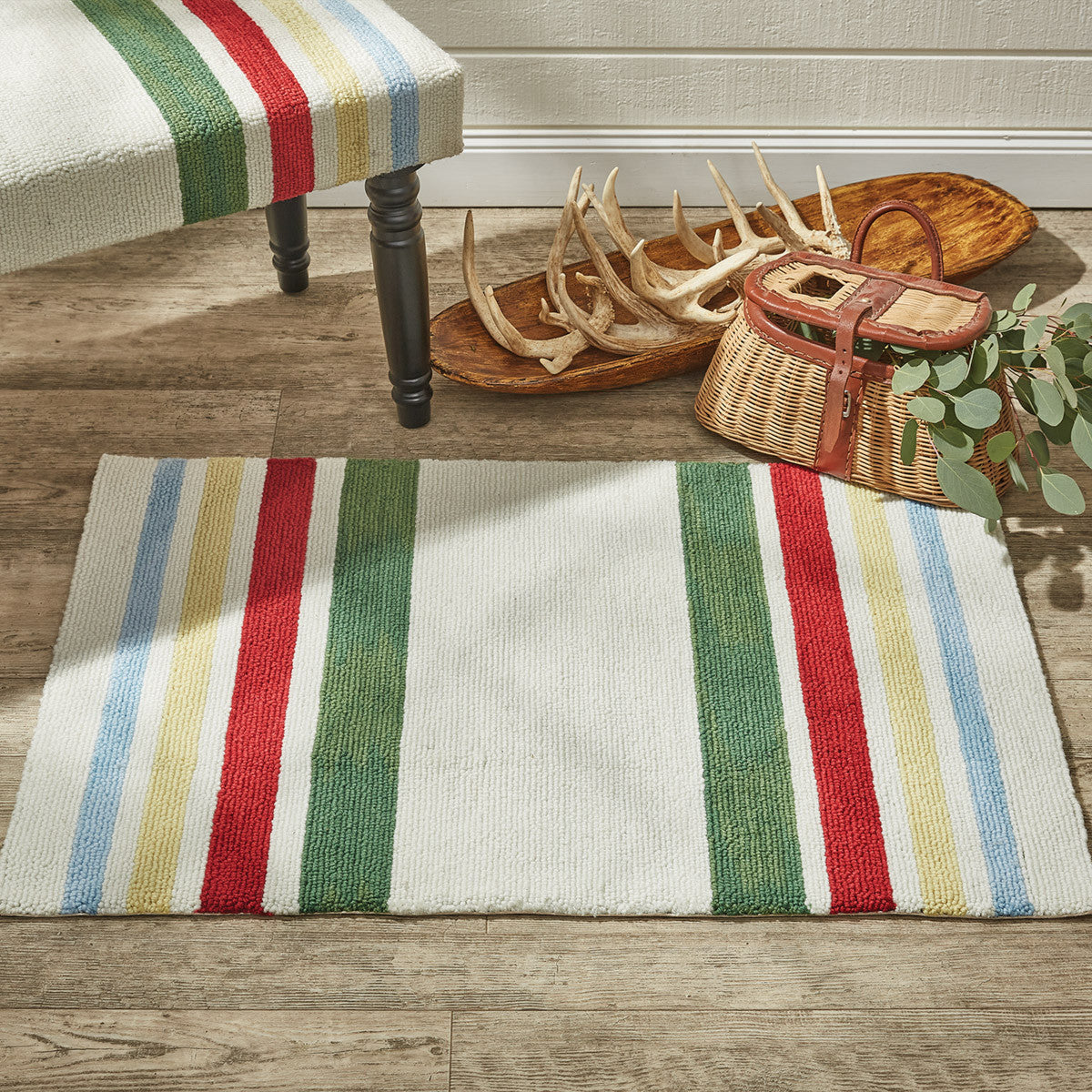 Camp Stripe Hooked Rug 2' x 3' - Park Designs