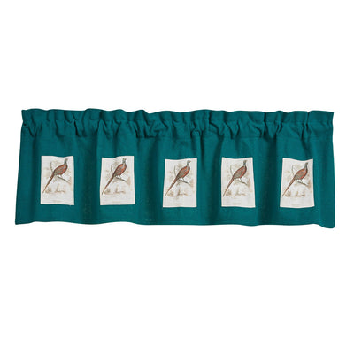 Pheasant Run Lined Patch Valance 14