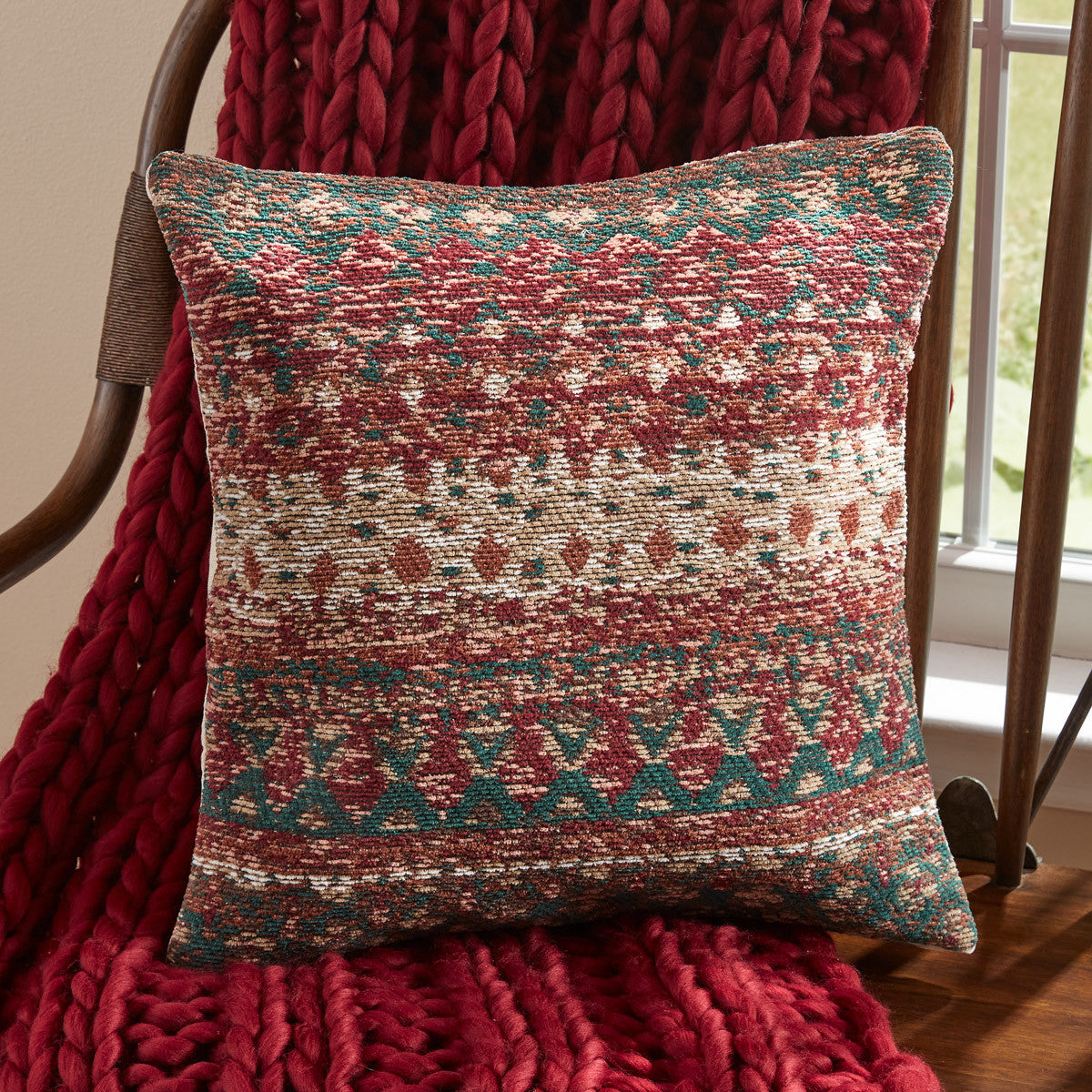 Gamekeeper Chenille Pillow - 18x18 - Park Designs