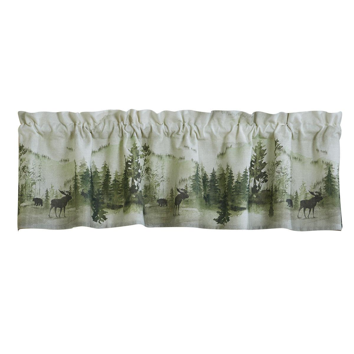 Watercolor Wildlife Valance Park Designs - The Fox Decor