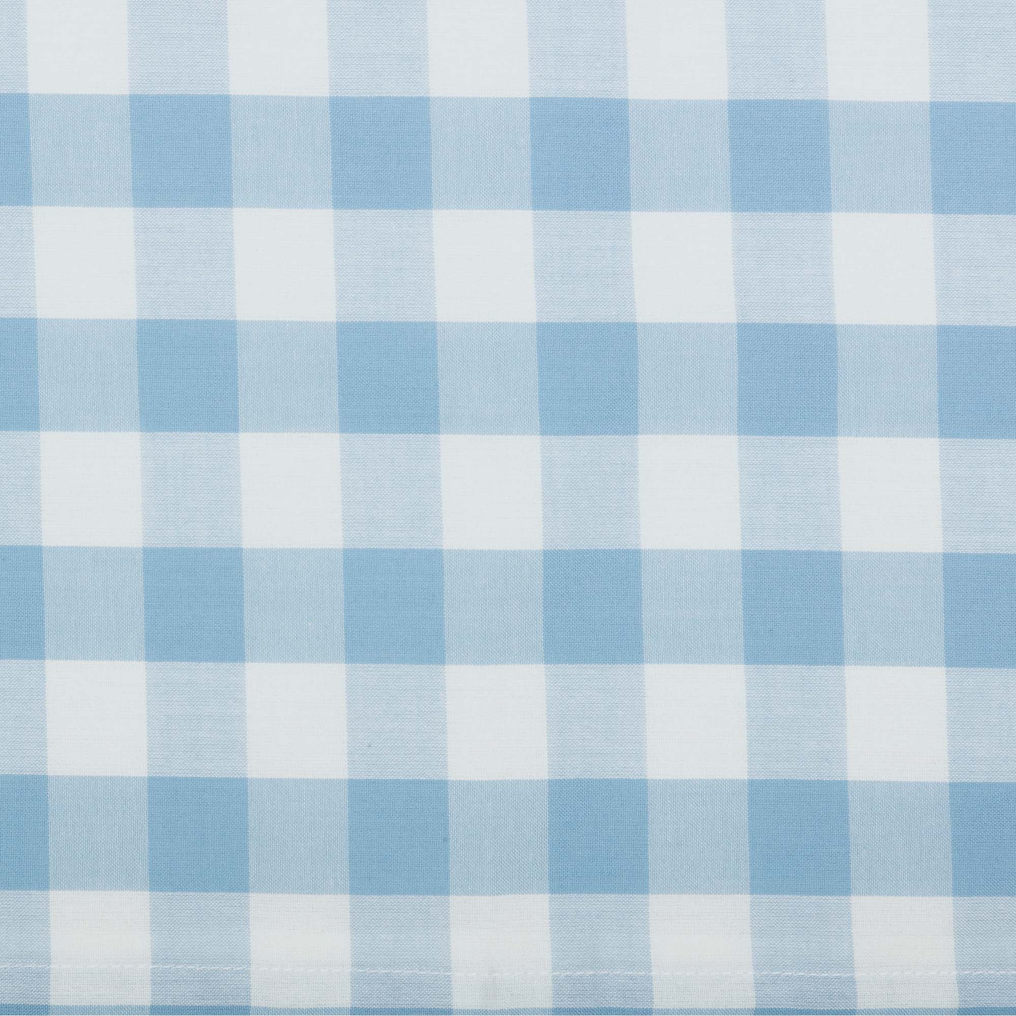 Annie Buffalo Blue Check Ruffled Prairie Long Panel Set of 2 84x36x18 VHC Brands