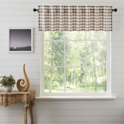 Annie Buffalo Portabella Check Valance 16x72 VHC Brands