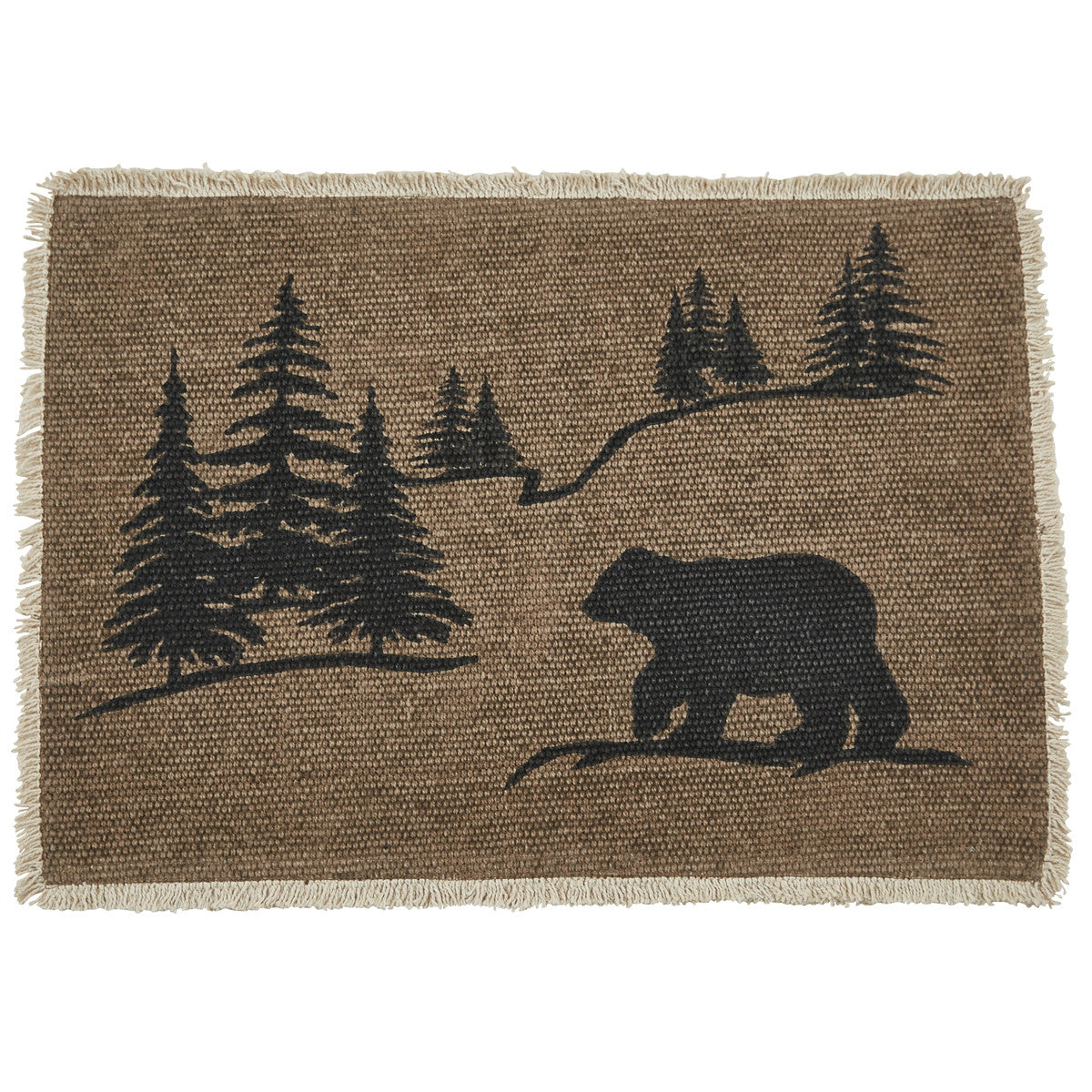 Bear Scene Placemat - Set Of 8 Park Designs