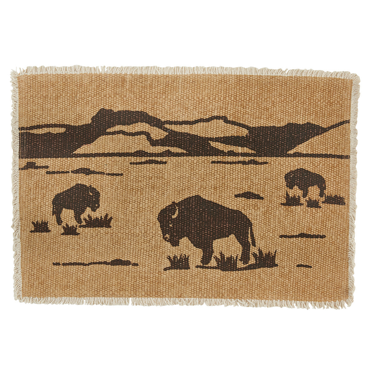 Bison Placemats - Set Of 6 Park Designs