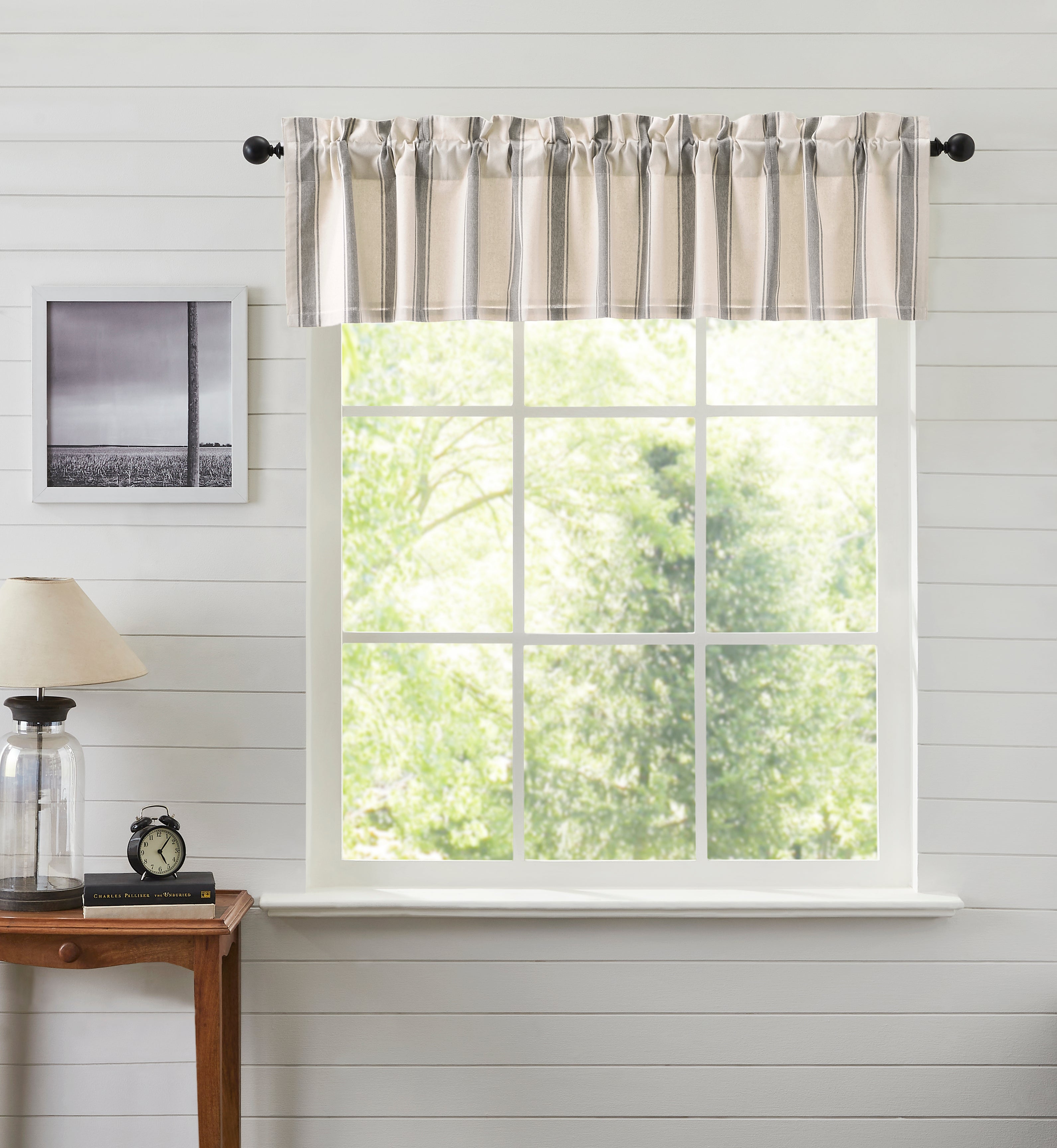 Grace Grain Sack Stripe Valance 16x90 VHC Brands