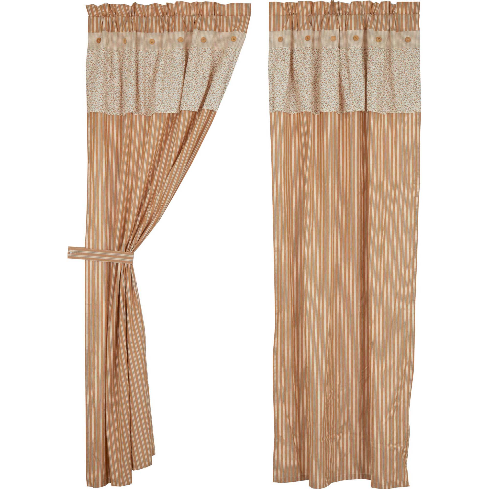 Camilia Ruffled Panel Set of 2 84x40 VHC Brands