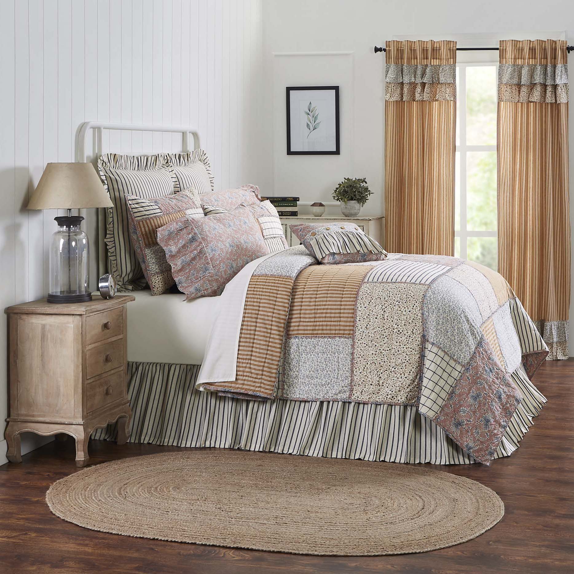 Kaila Twin Quilt 68Wx86L VHC Brands