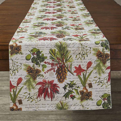 Winter Botanic Table Runner - 72