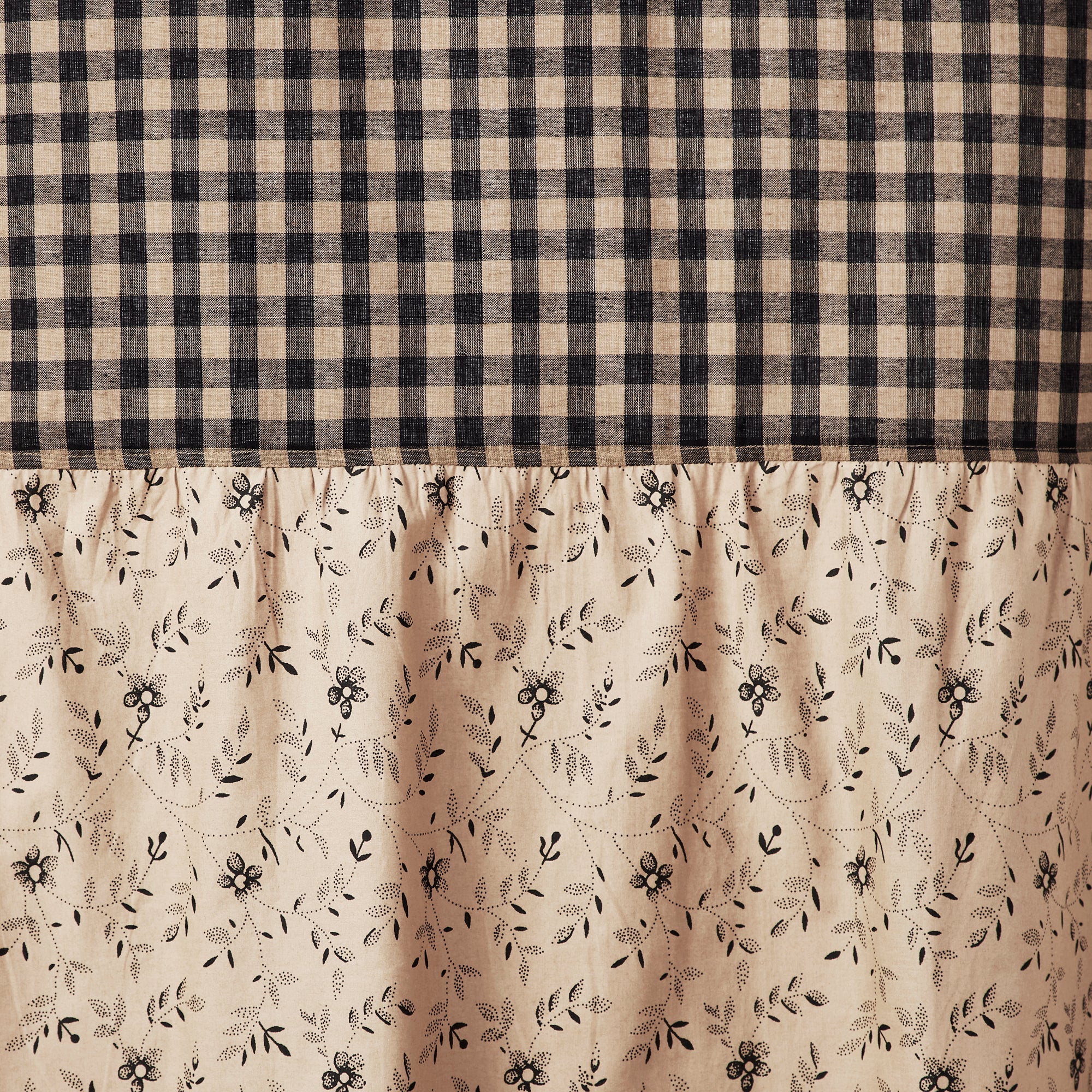 Maisie Ruffled Shower Curtain 72x72 VHC Brands