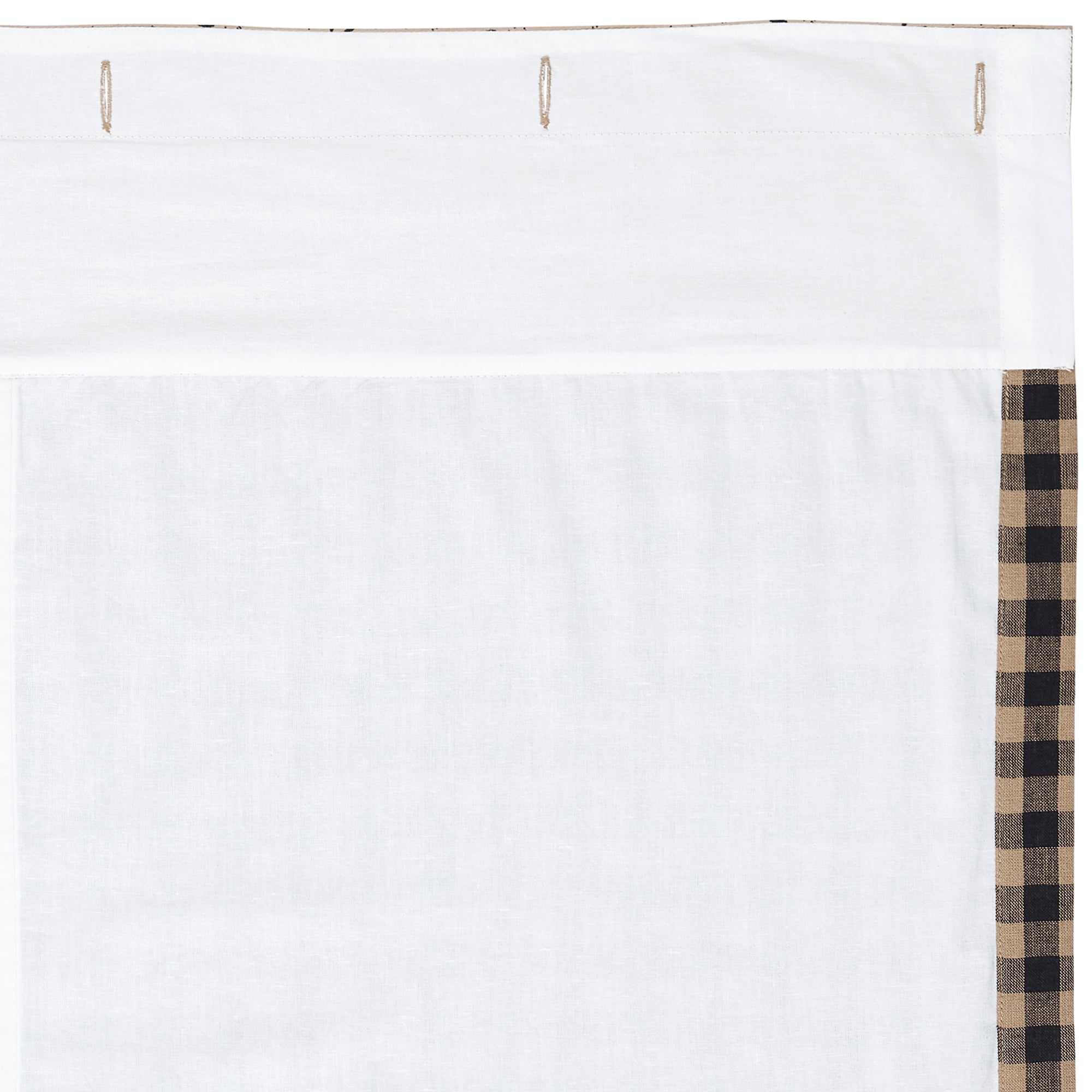 Maisie Ruffled Shower Curtain 72x72 VHC Brands