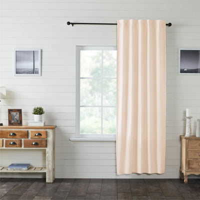 Simple Life Flax Natural Panel Curtain 96