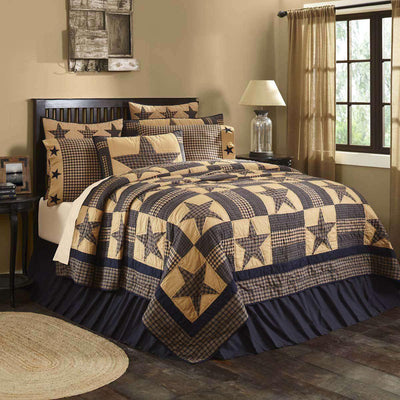 Teton Star King Quilt 105Wx95L VHC Brands