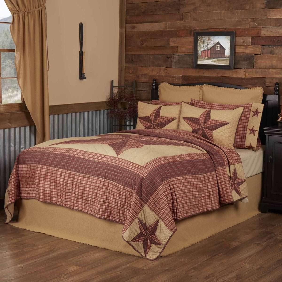 Landon Luxury King Quilt 120Wx105L VHC Brands