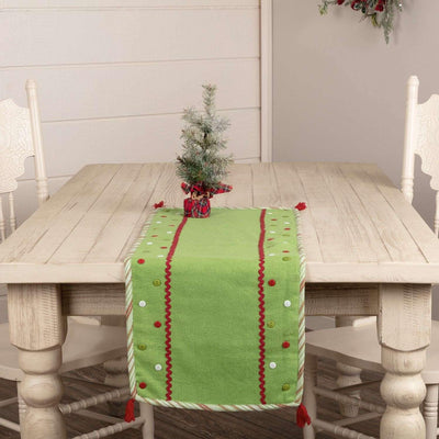 Whimsical Christmas Runner 13x36 VHC Brands